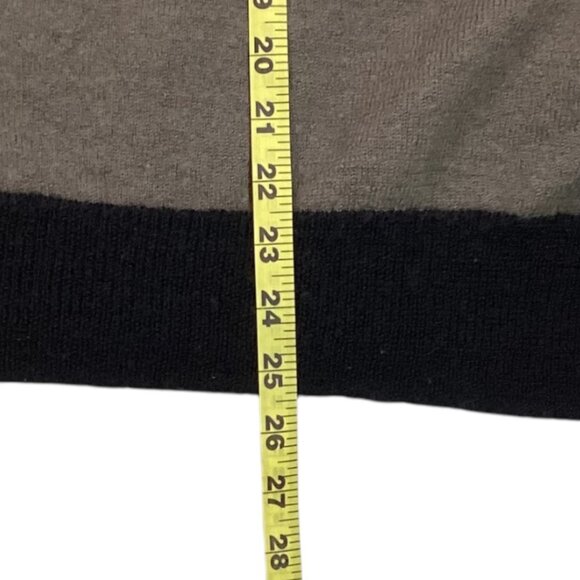 Vintage Guess‎ Classics Gray & Black Merino Wool V-Neck Sweater Vest - Men's XL - Picture 4 of 5